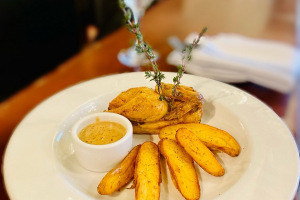 Roasted Cornish hen provencal