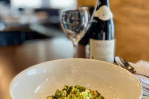 Vegan herbs arborio risotto